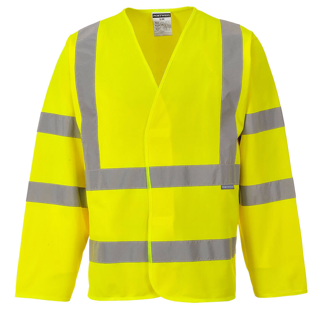 Hi-Vis Weste mit Schultereflexband langarm
