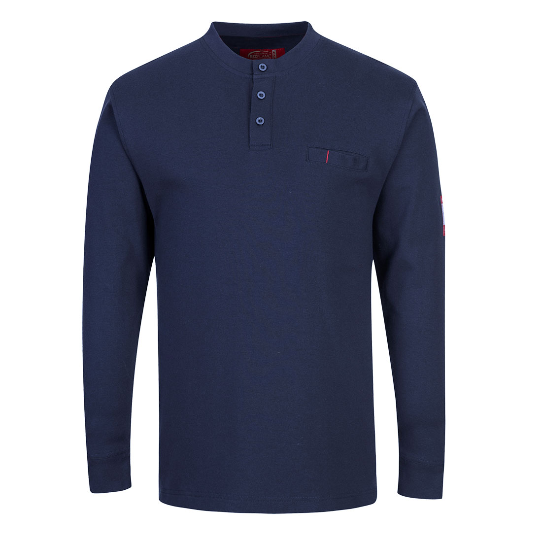 Bizflame Knit FR Henley Shirt Langarm