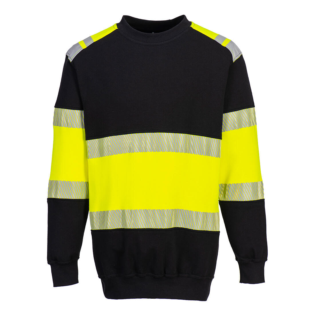 PW3 Modaflame Knit Hi-Vis FR Sweatshirt Klasse 1
