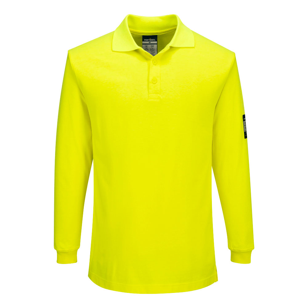 Modaflame Knit FR Poloshirt Langarm