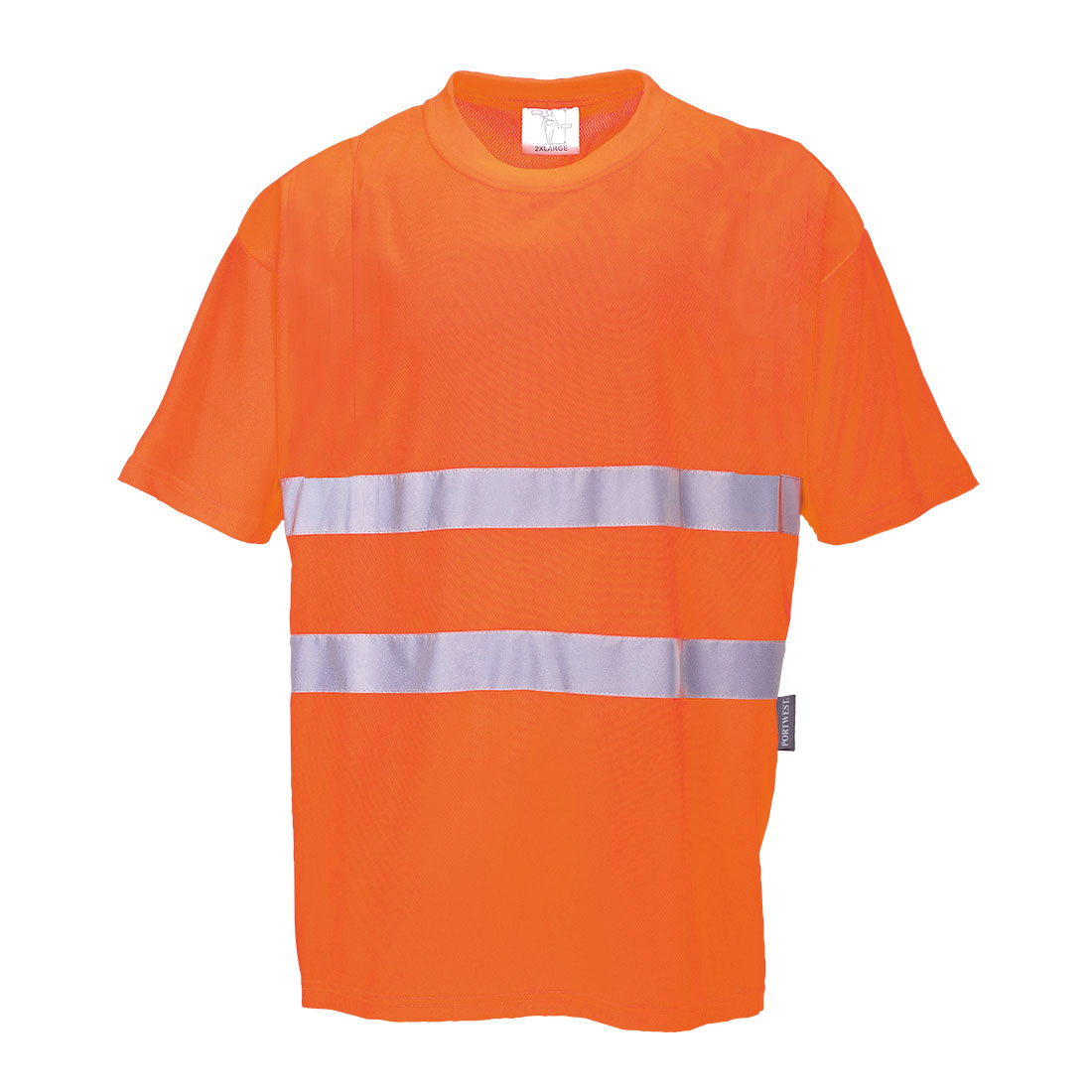 Hi-Vis Cotton Comfort-T-Shirt kurzarm