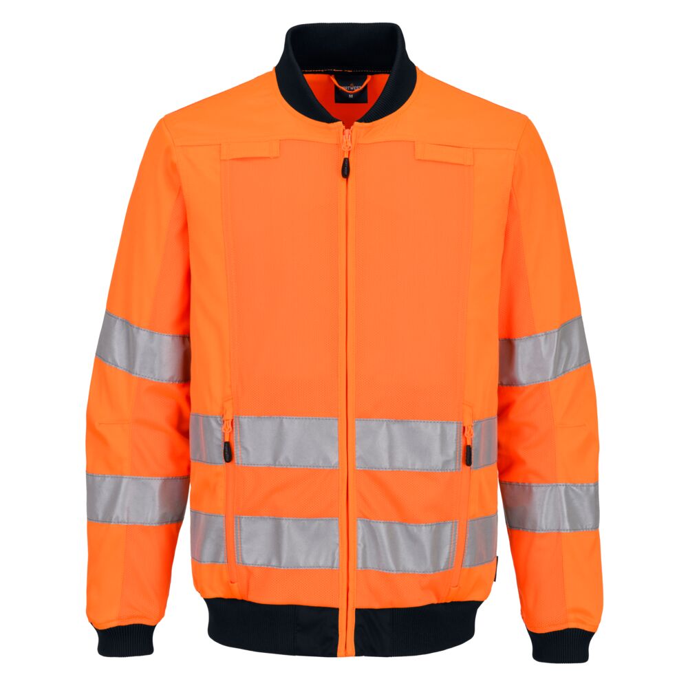 Warnschutz Mesh Panel Arbeitsjacke